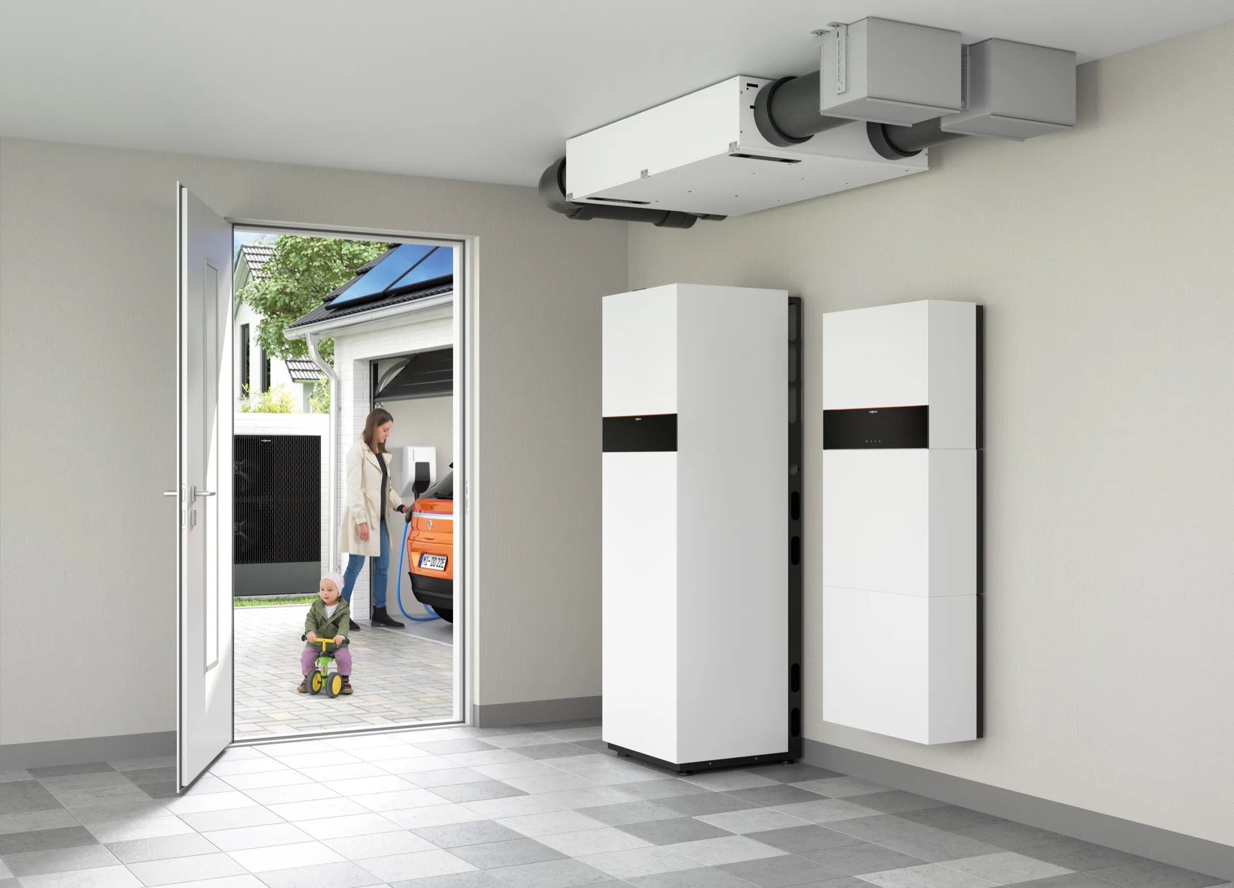 Viessmann Vitoair Wohnraumlüftung mit Wärmerückgewinnung