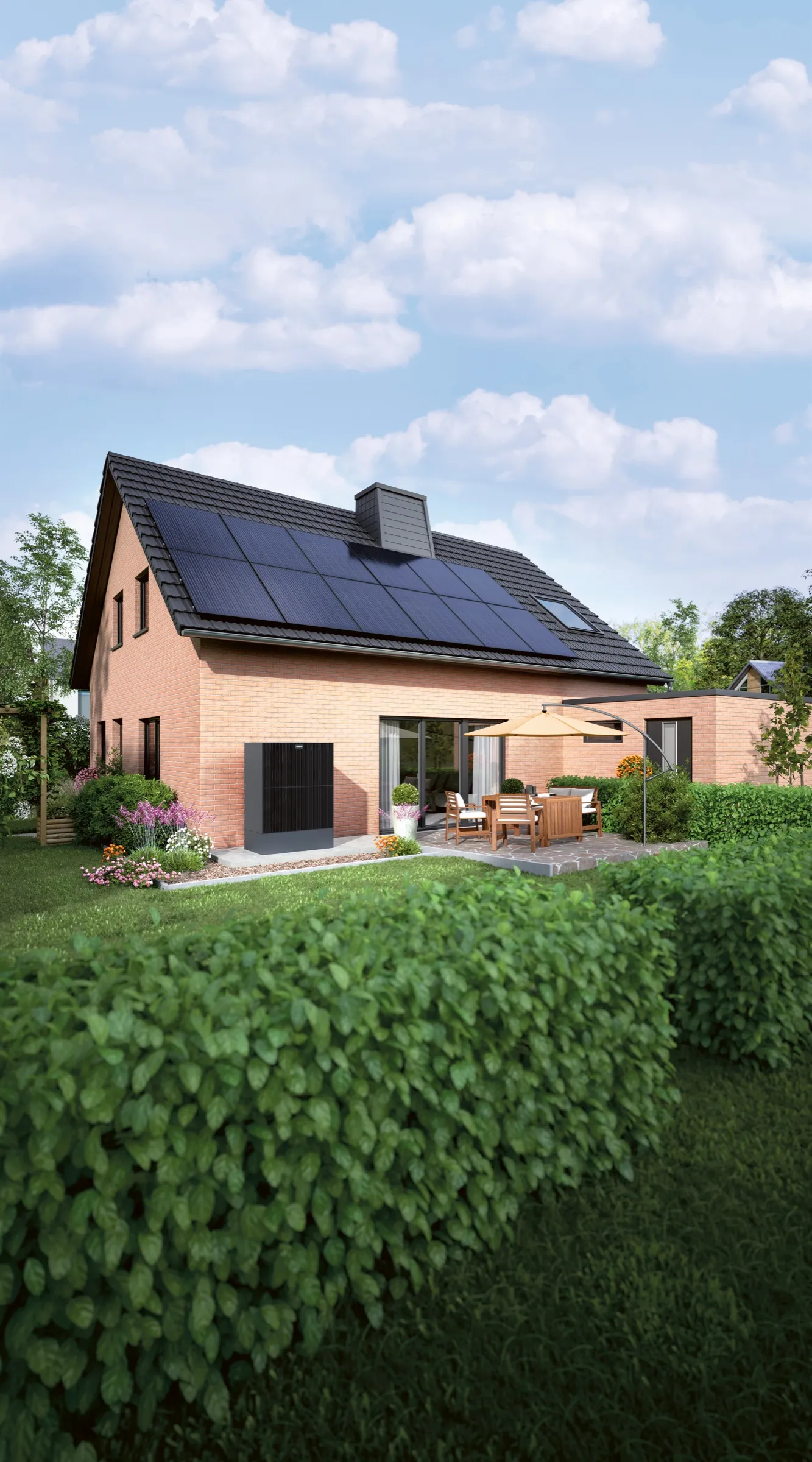 Viessmann Vitovolt Photovoltaik mit Vitocal Wärmepumpe