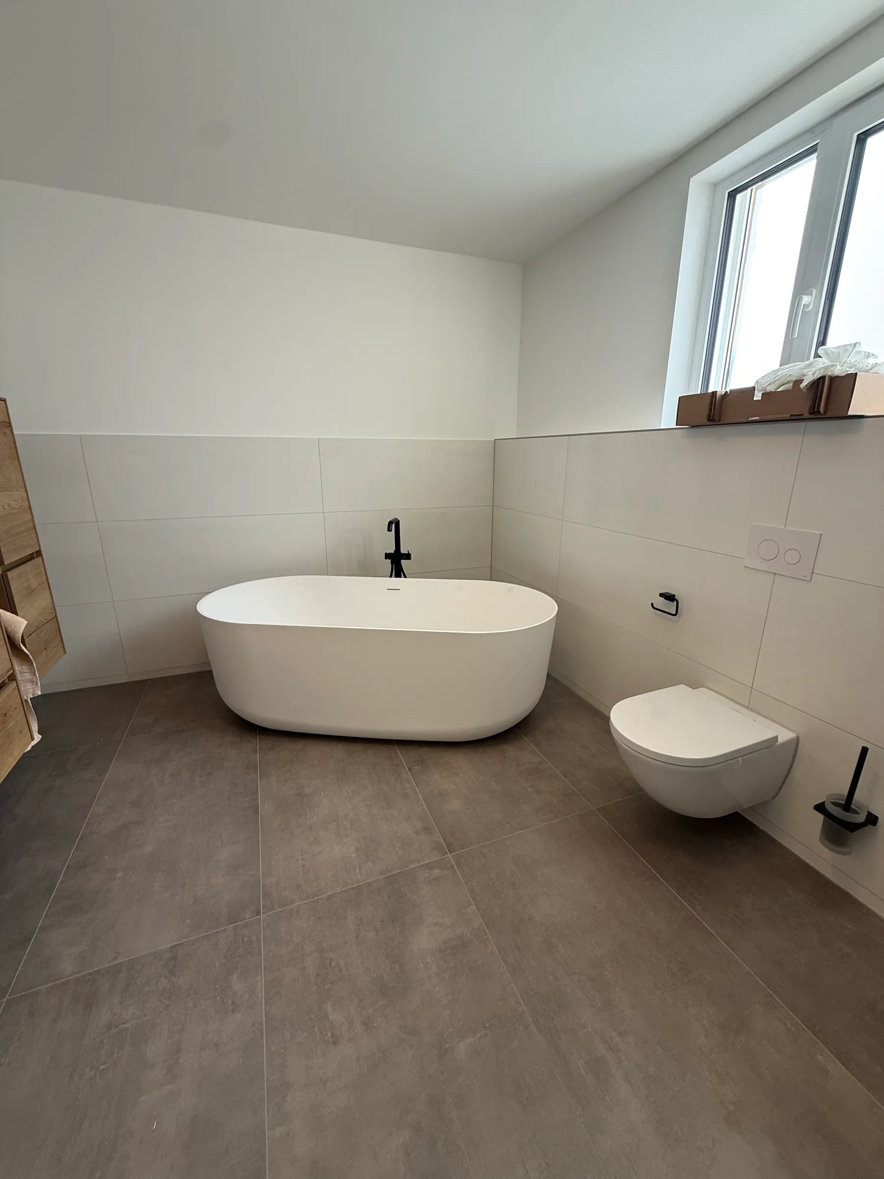 Freistehende Badewanne