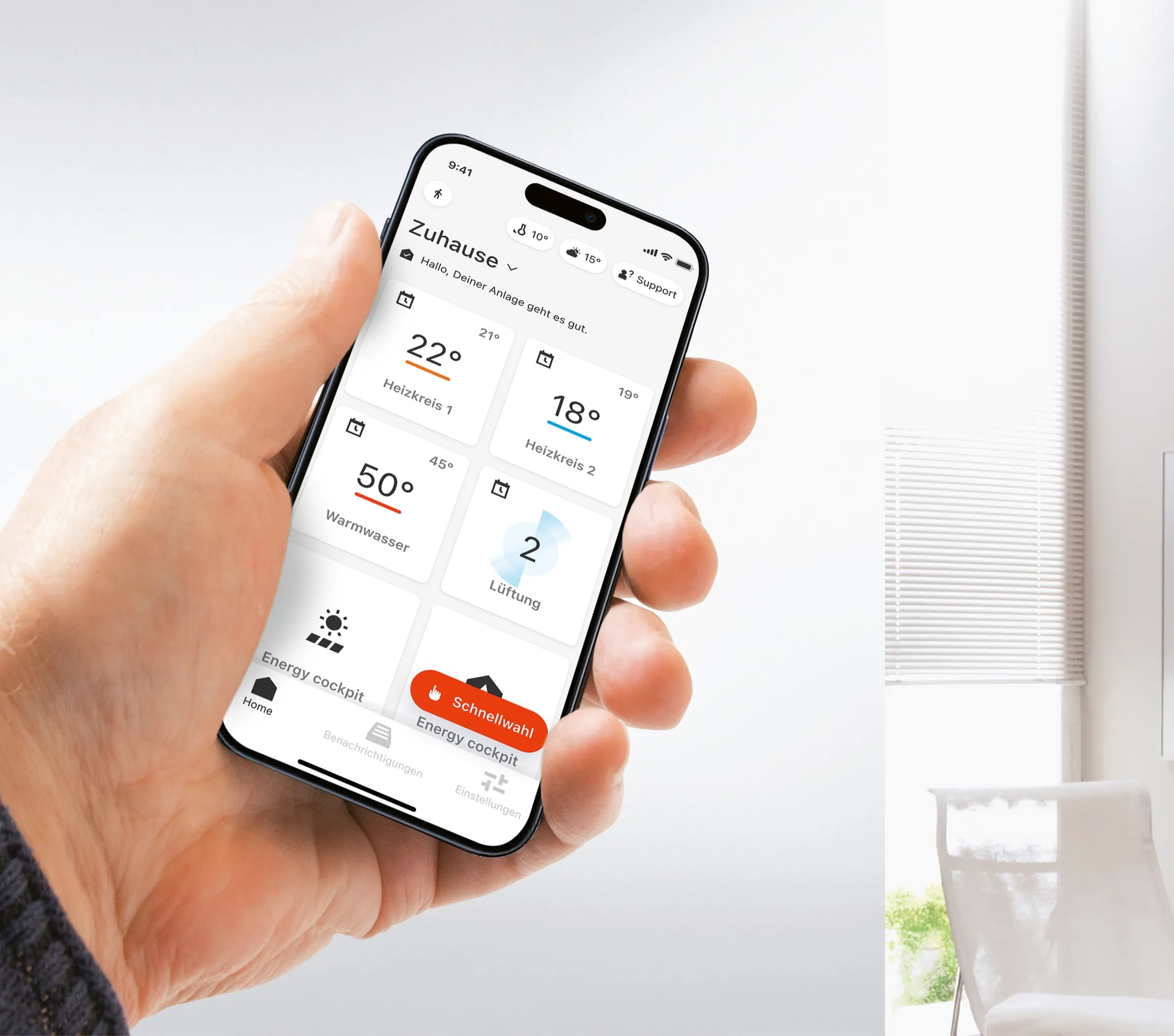 ViCare App – Viessmann Heizsysteme bequem von zu Hause steuern
